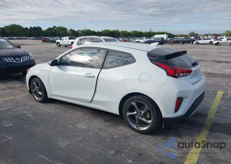 2019 Hyundai Veloster 2.0 z USA, uszkodzony, nr VIN KMHTG6AF7KU006691
